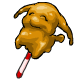 Chocolate Poogle Lolly Neopets item